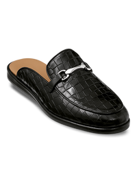 Darren Backless Loafer - Black