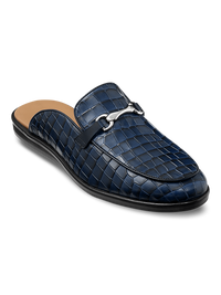 Darren Backless Loafer - Navy