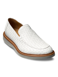 Noah Hybrid Venetian Loafer - White