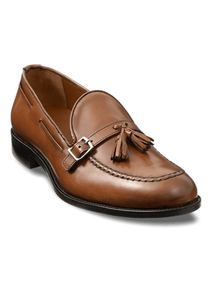 Beckham Tassel Loafer - Chestnut