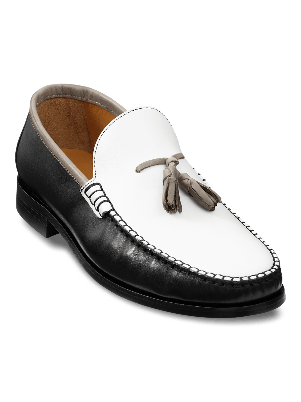 Product Image of Branson Tassel Loafer-Black/White