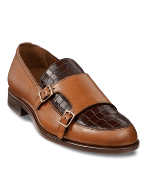 Donovan Monk Strap Loafer - Chestnut/brown