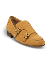 Amos Monk Strap Loafer - Camel