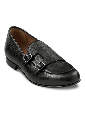 Sterling Monk Strap Loafer - Black