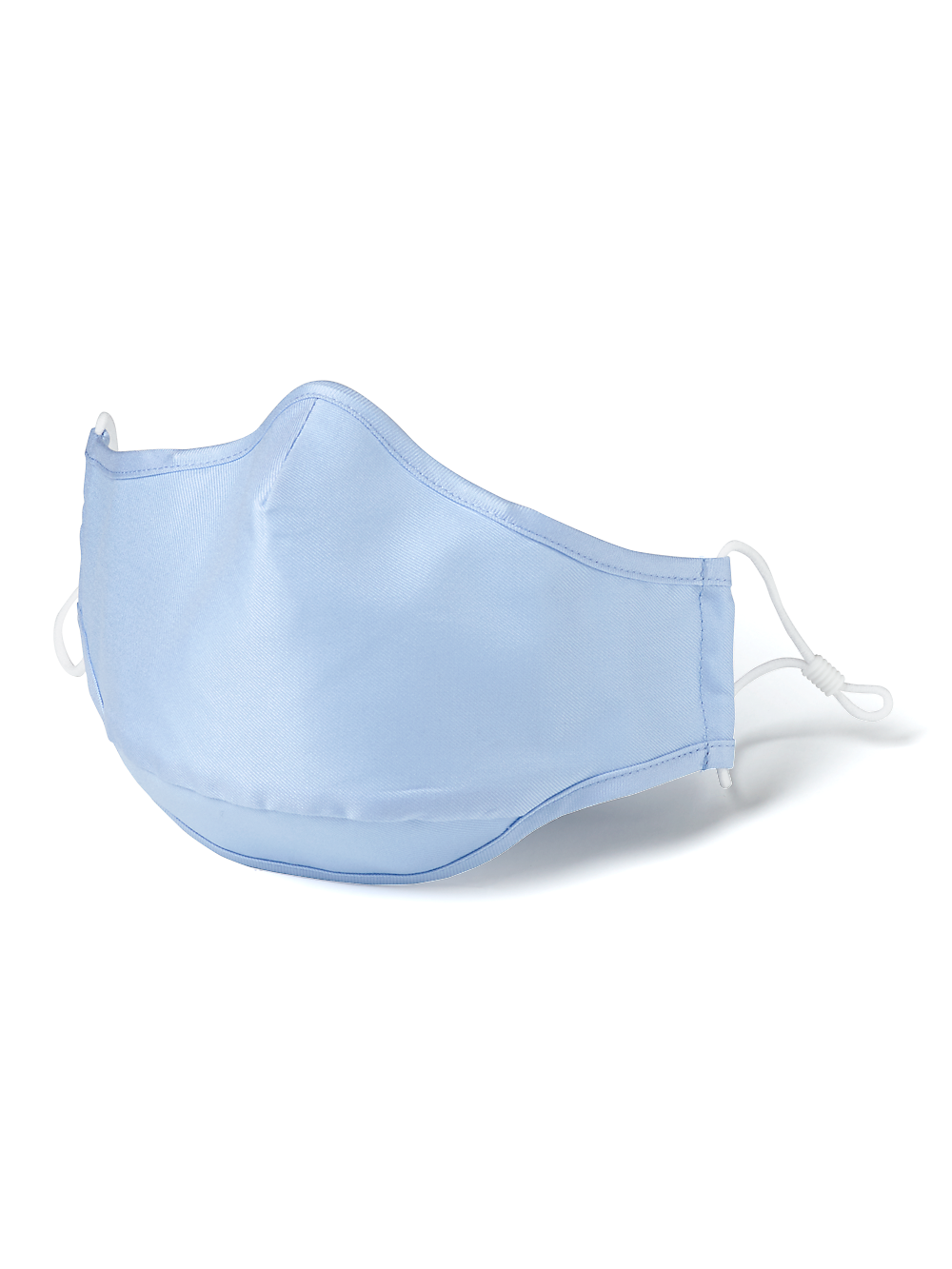 Product Image of Cotton Twill Sky Blue Face Mask-Sky Blue