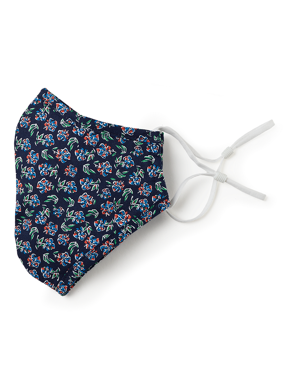 Alternate Image of Cotton Floral Print Face Mask-1