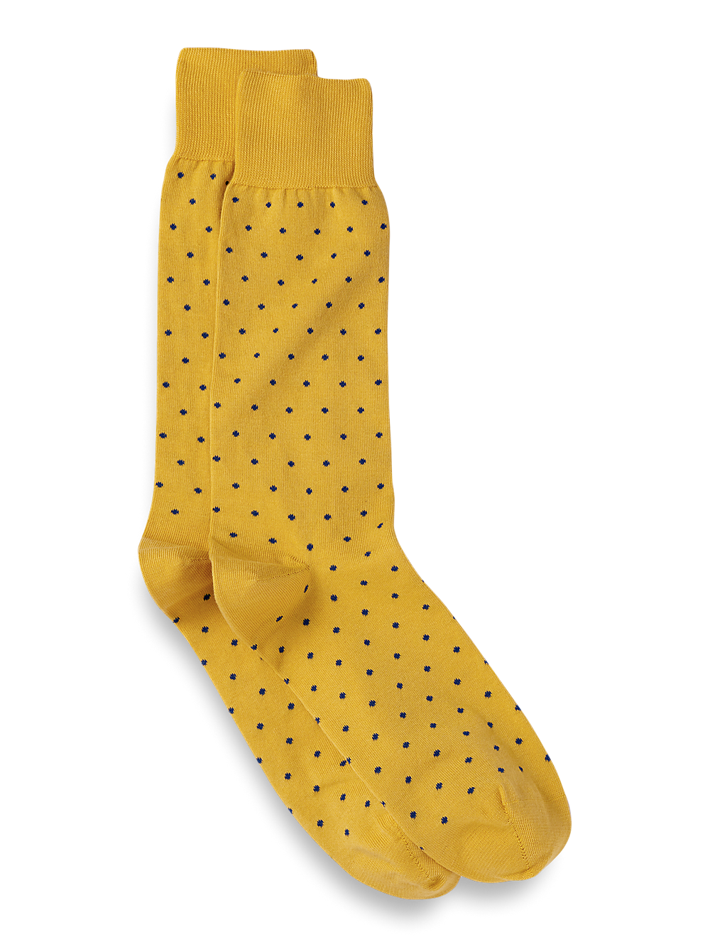 Product Image of Dot Cotton Blend Sock-Yellow Multi