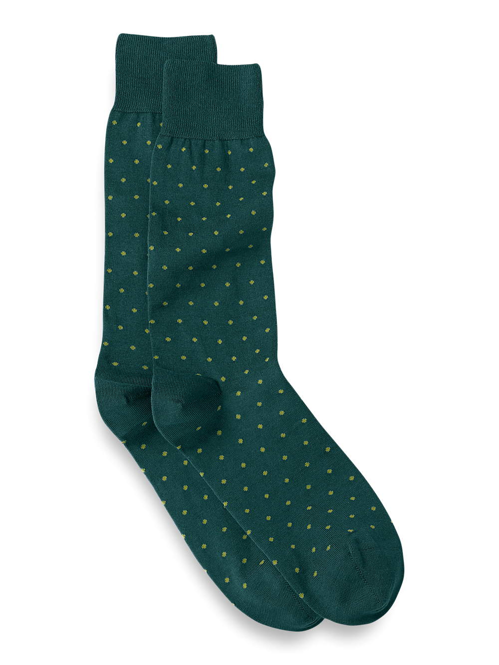 Product Image of Dot Cotton Blend Sock-Green Multi