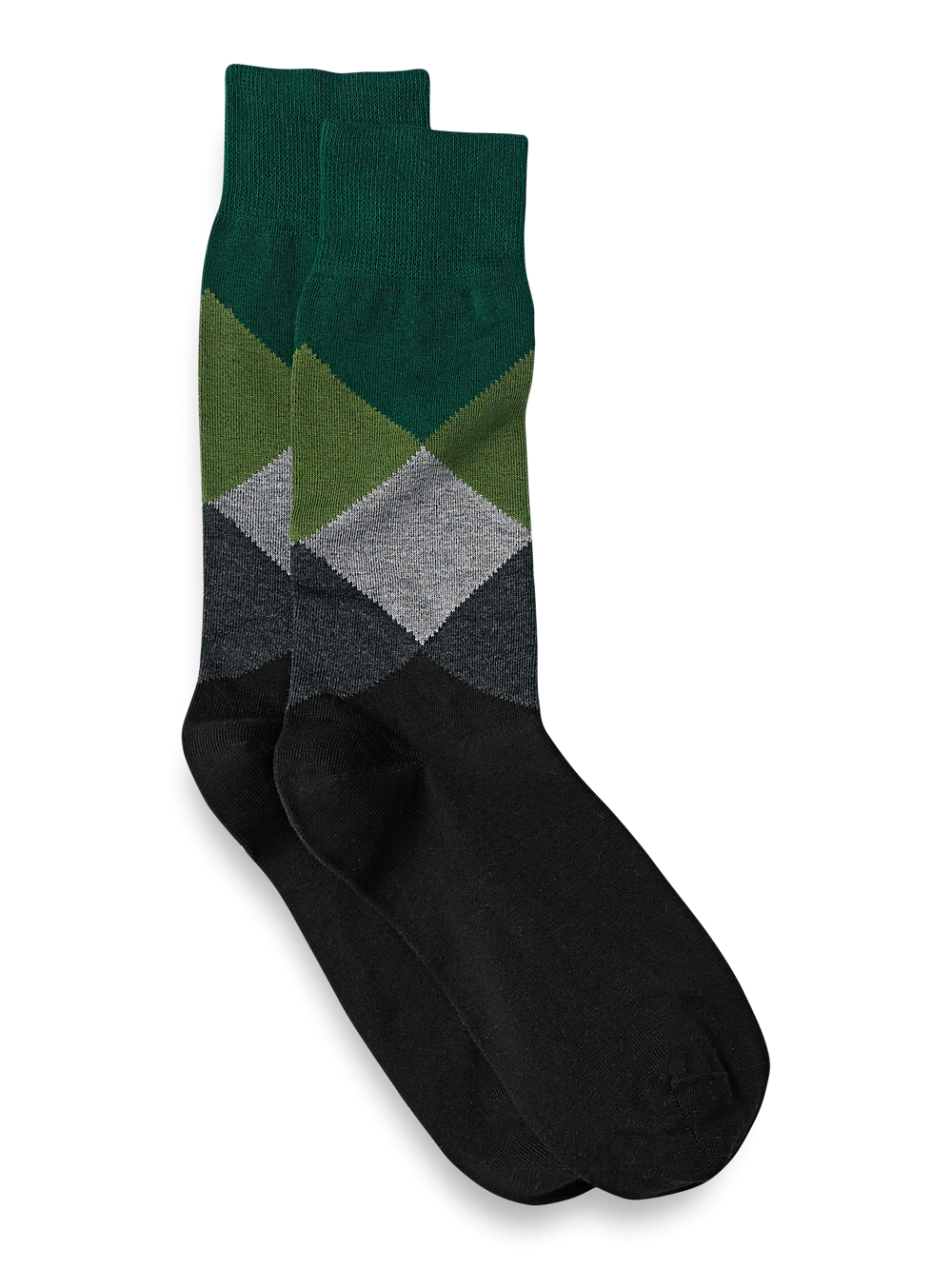 Product Image of Argyle Cotton Blend Socks-Multi