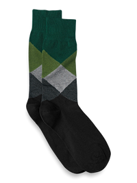 Argyle Cotton Blend Socks - Multi