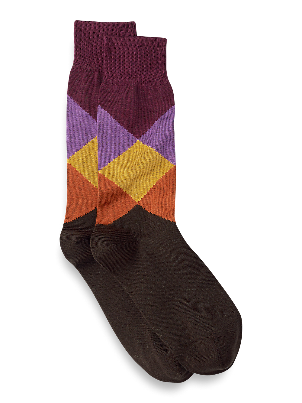 Product Image of Argyle Cotton Blend Sock-Multi