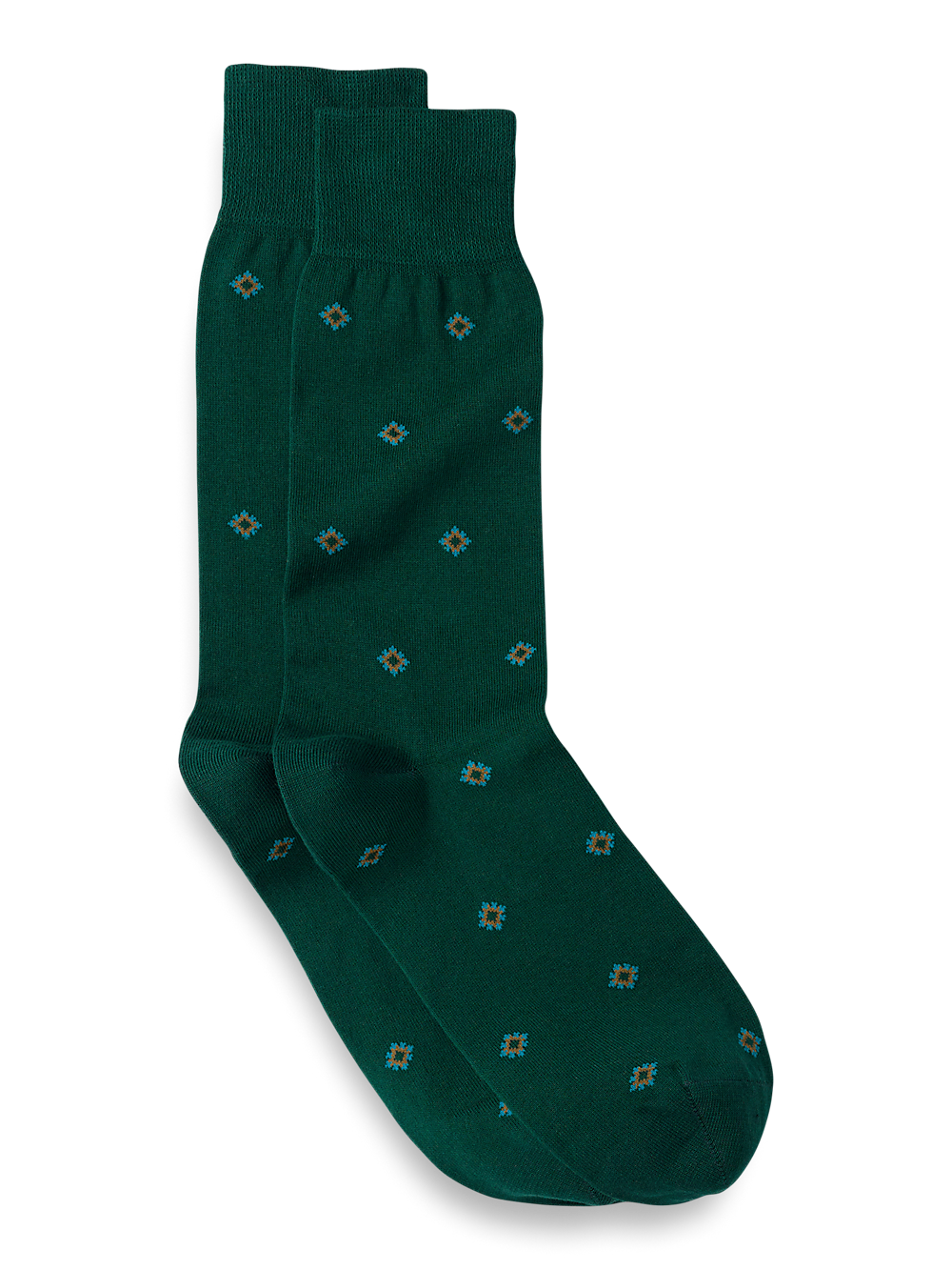 Product Image of Medallion Cotton Blend Sock-Green