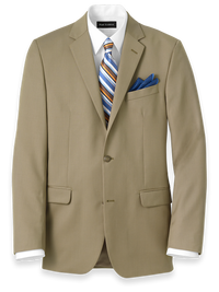 Classic Fit Wool Travel Blazer - British Tan