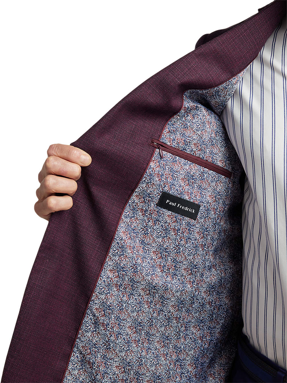 Alternate Image of Wool Single Breasted Notch Lapel Sport Coat-3