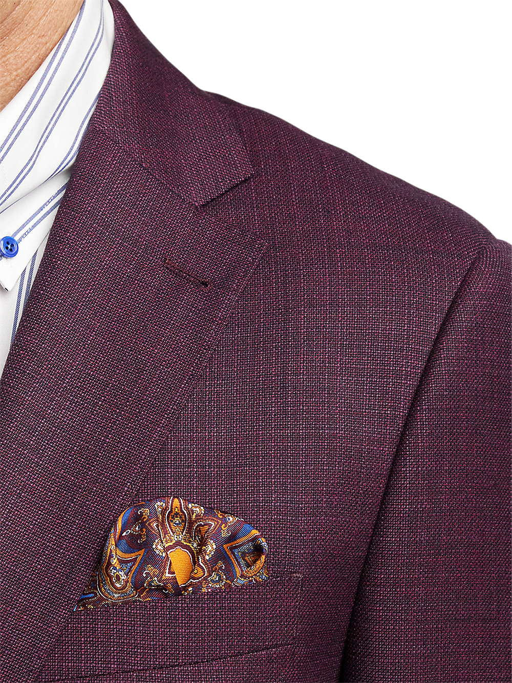 Alternate Image of Wool Single Breasted Notch Lapel Sport Coat-5