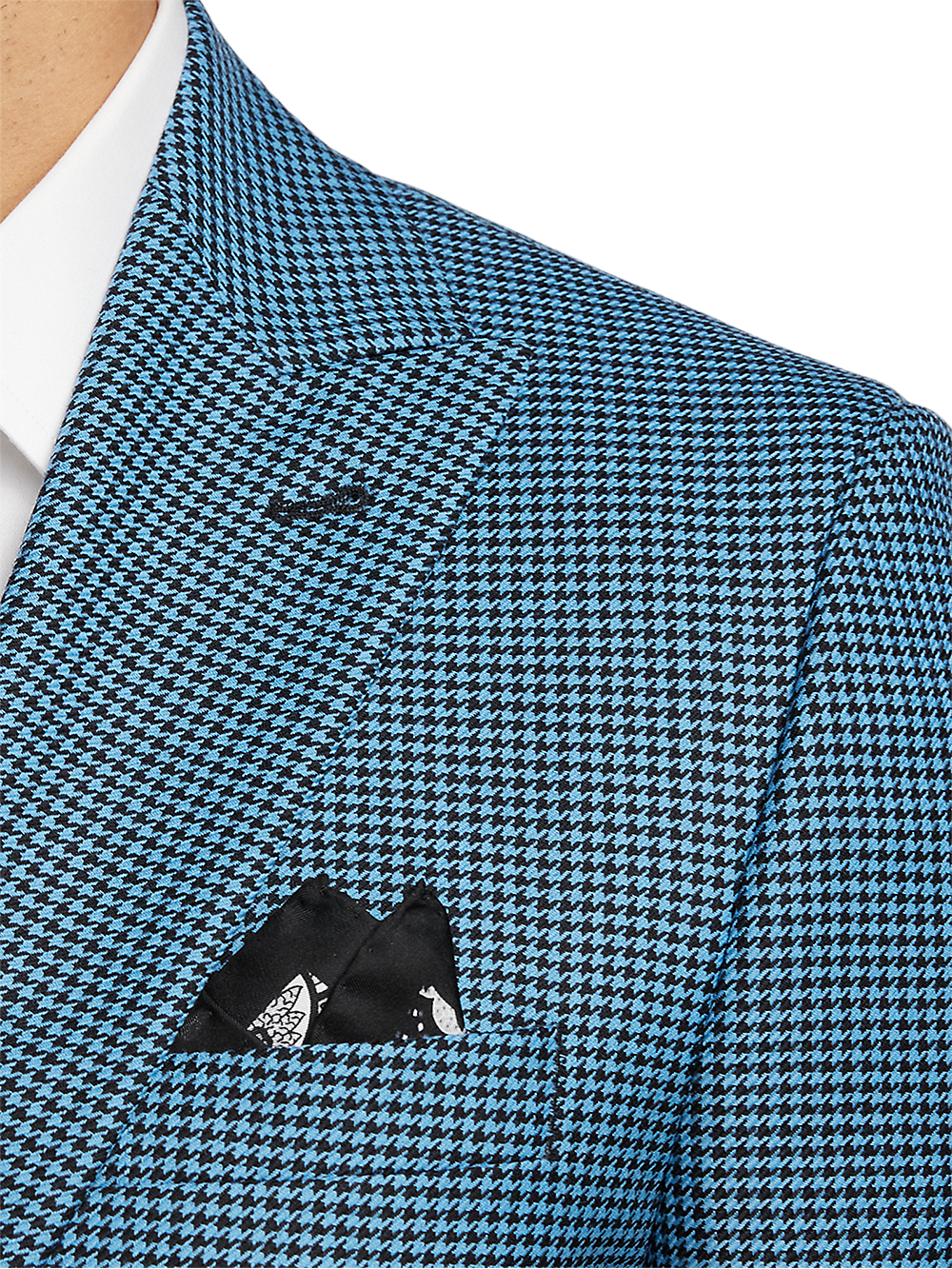 Alternate Image of Wool Houndstooth Single Breasted Peak Lapel Sport Coat-5