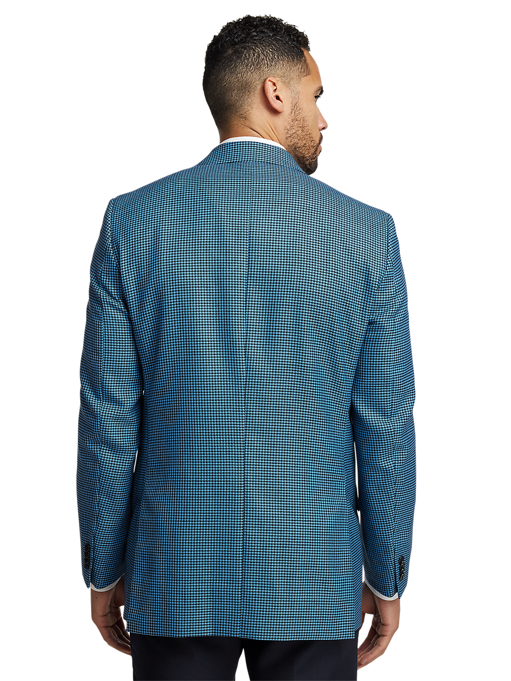 Alternate Image of Wool Houndstooth Single Breasted Peak Lapel Sport Coat-6