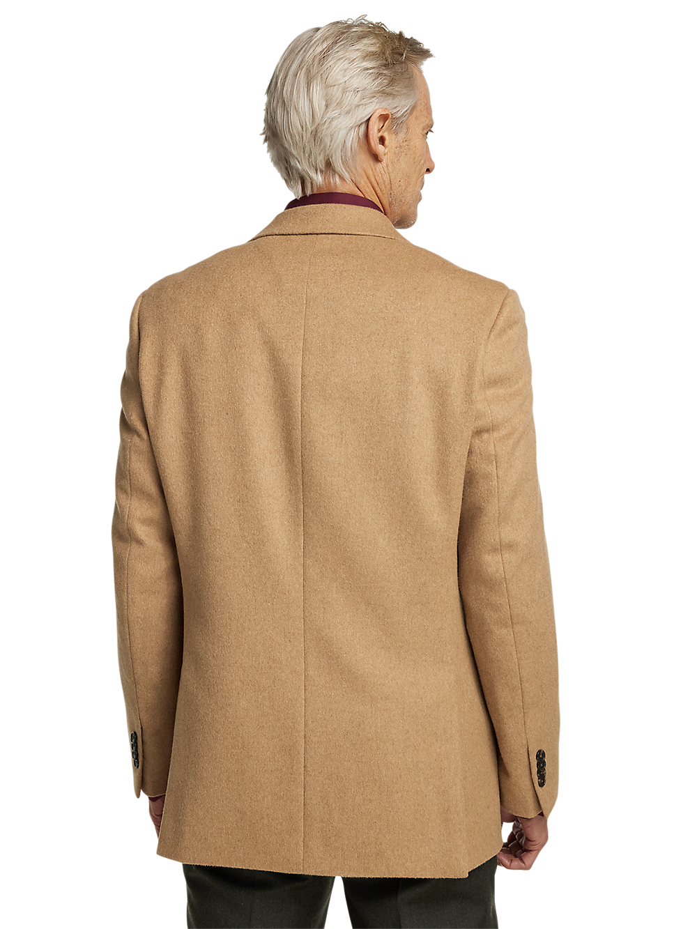 Alternate Image of Camel Hair Double Breasted Peak Lapel Sport Coat-6