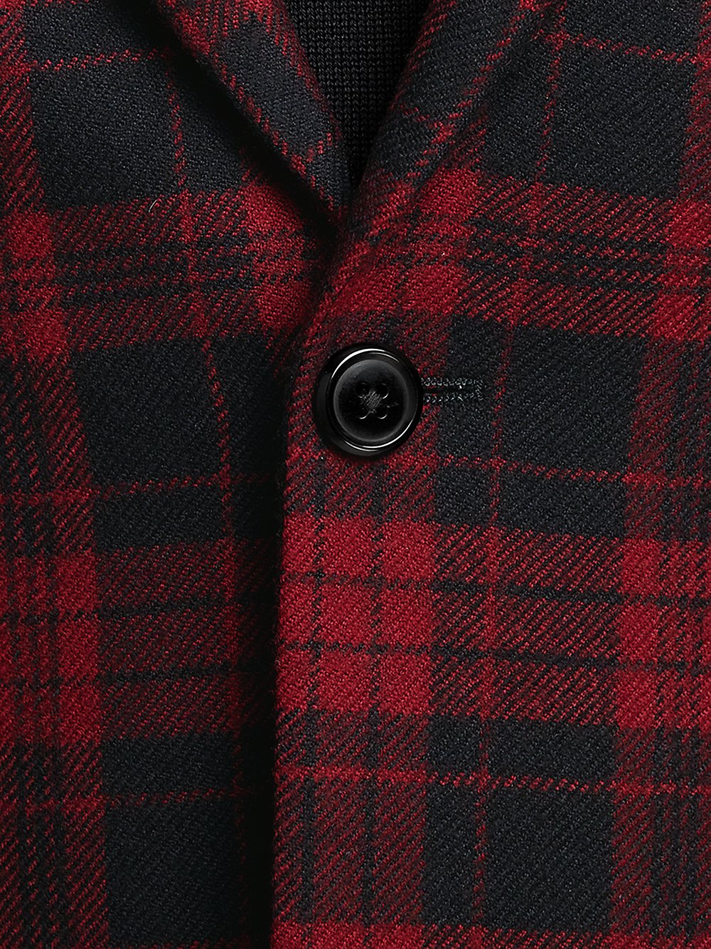 Alternate Image of Wool Plaid Single Breasted Notch Lapel Sport Coat-4