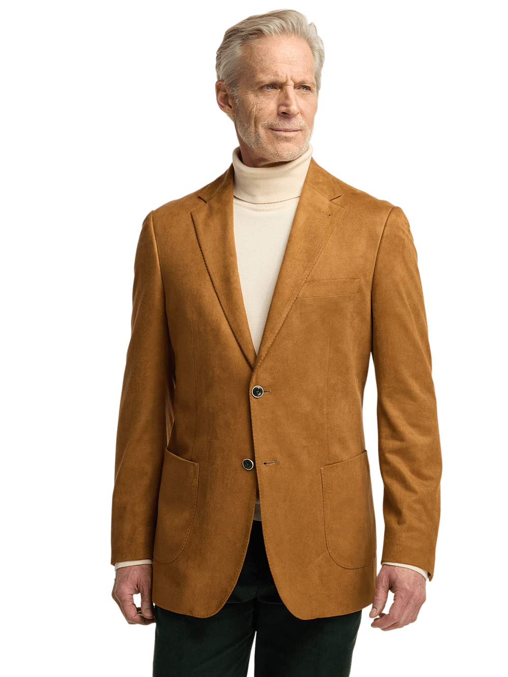 Alternate Image of Microsuede Single Breasted Notch Lapel Sport Coat-2