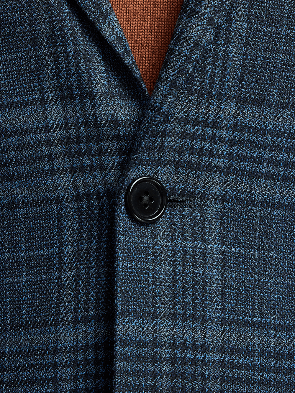 Alternate Image of Microfiber Plaid Single Breasted Notch Lapel Sport Coat-5