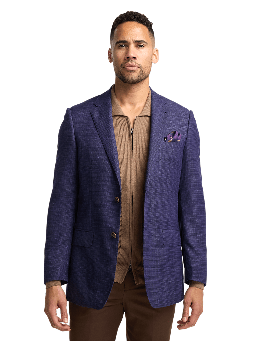 Alternate Image of Wool Single Breasted Notch Lapel Sport Coat-1