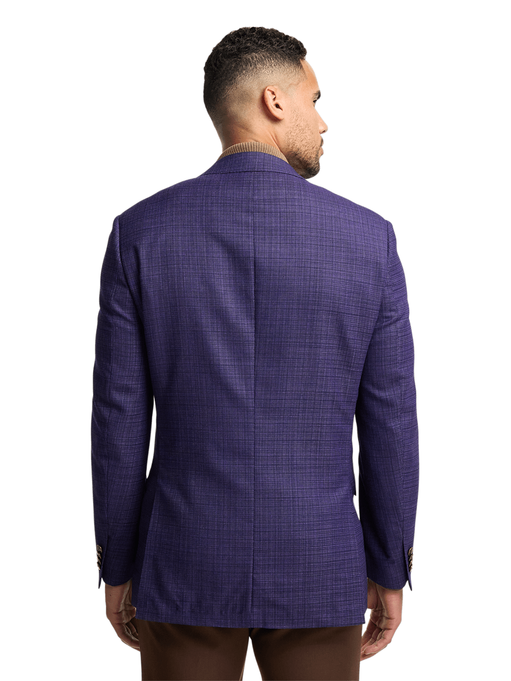 Alternate Image of Wool Single Breasted Notch Lapel Sport Coat-7