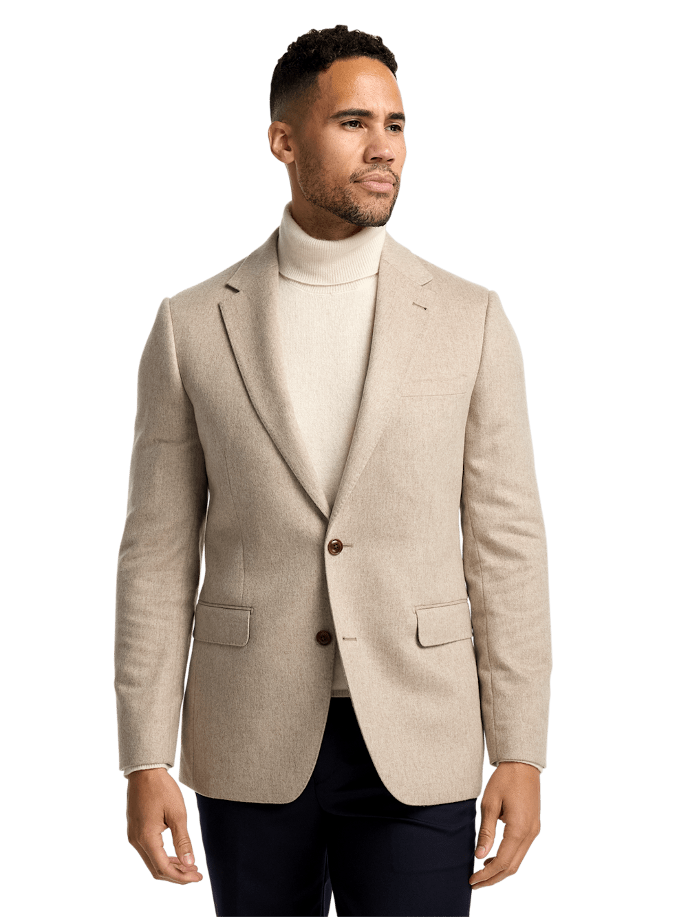 Alternate Image of Cashmere Single Breasted Notch Lapel Sport Coat-2