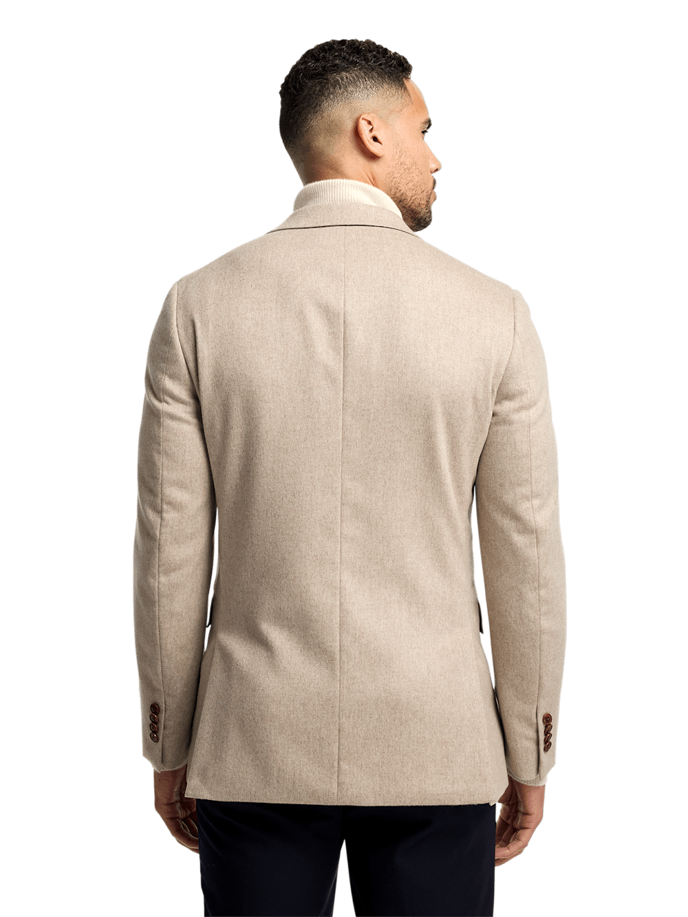 Alternate Image of Cashmere Single Breasted Notch Lapel Sport Coat-7