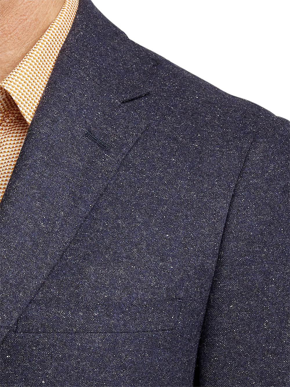 Alternate Image of Wool Blend Donegal Single Breasted Notch Lapel Sport Coat-5