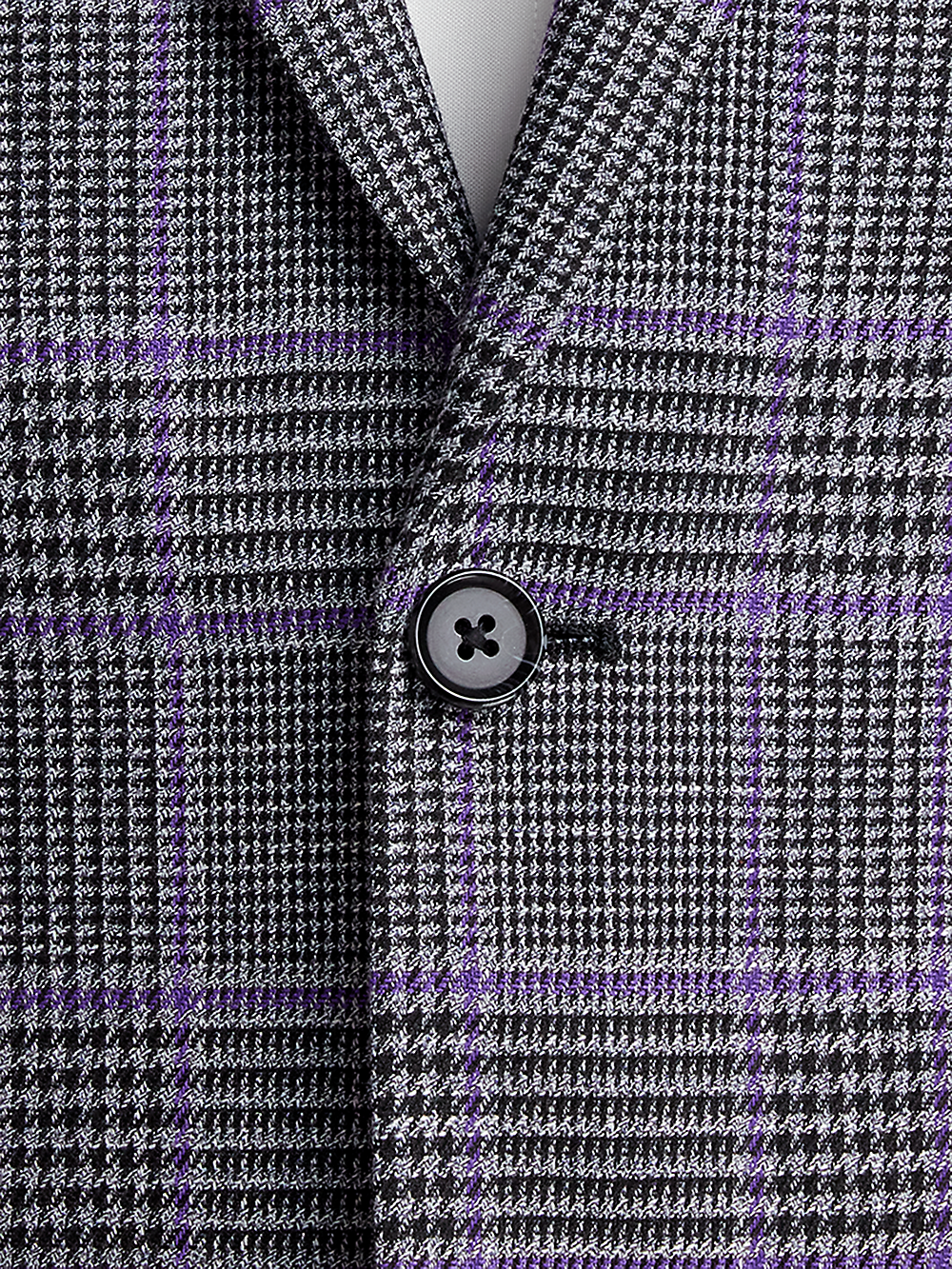 Alternate Image of Microfiber Windowpane Single Breasted Notch Lapel Sport Coat-4