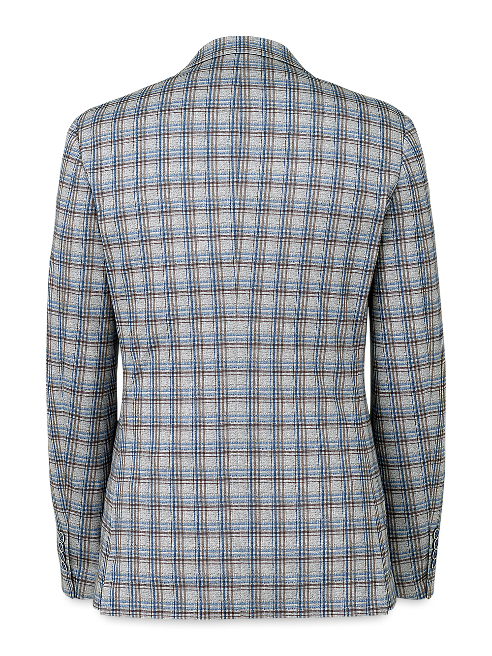 Alternate Image of Microfiber Knit Stretch Plaid Notch Lapel Sport Coat-3