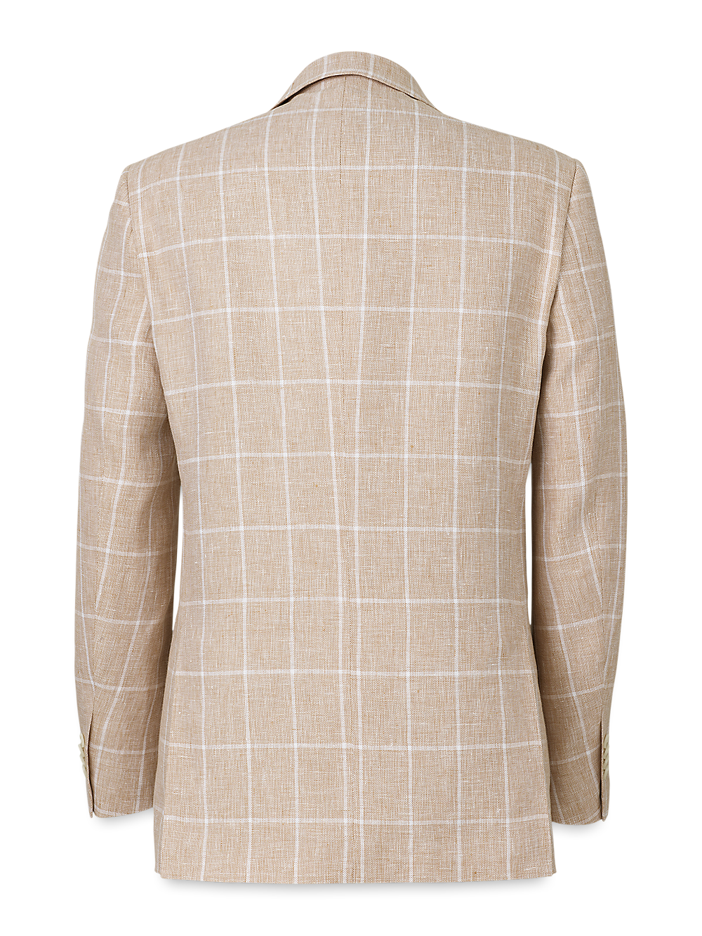 Alternate Image of Linen Windowpane Single Breasted Notch Lapel Sport Coat-4