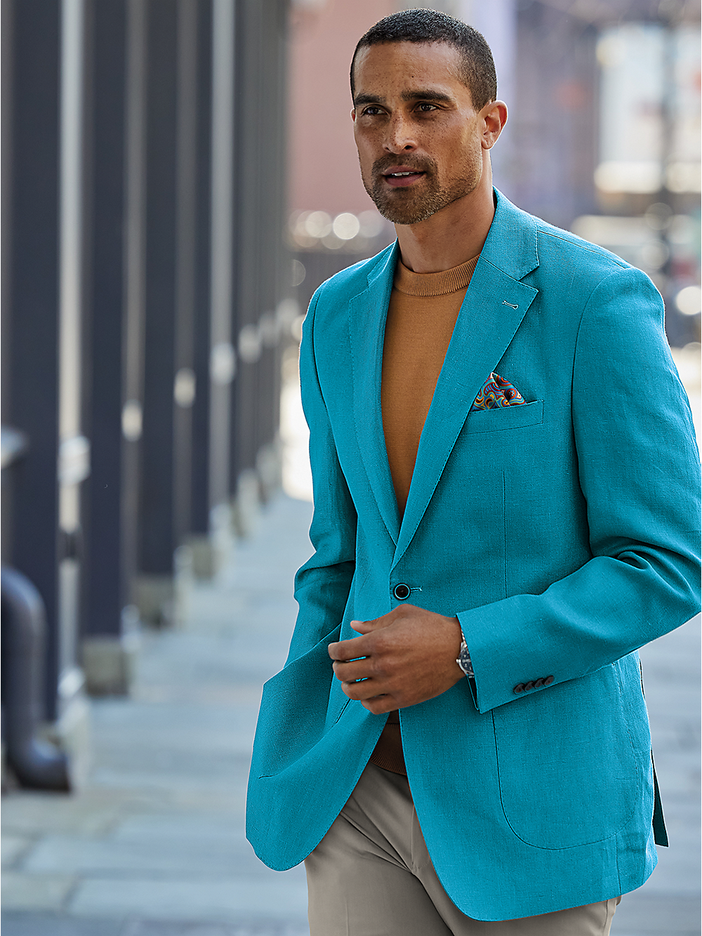 Alternate Image of Linen Notch Lapel Sport Coat-1