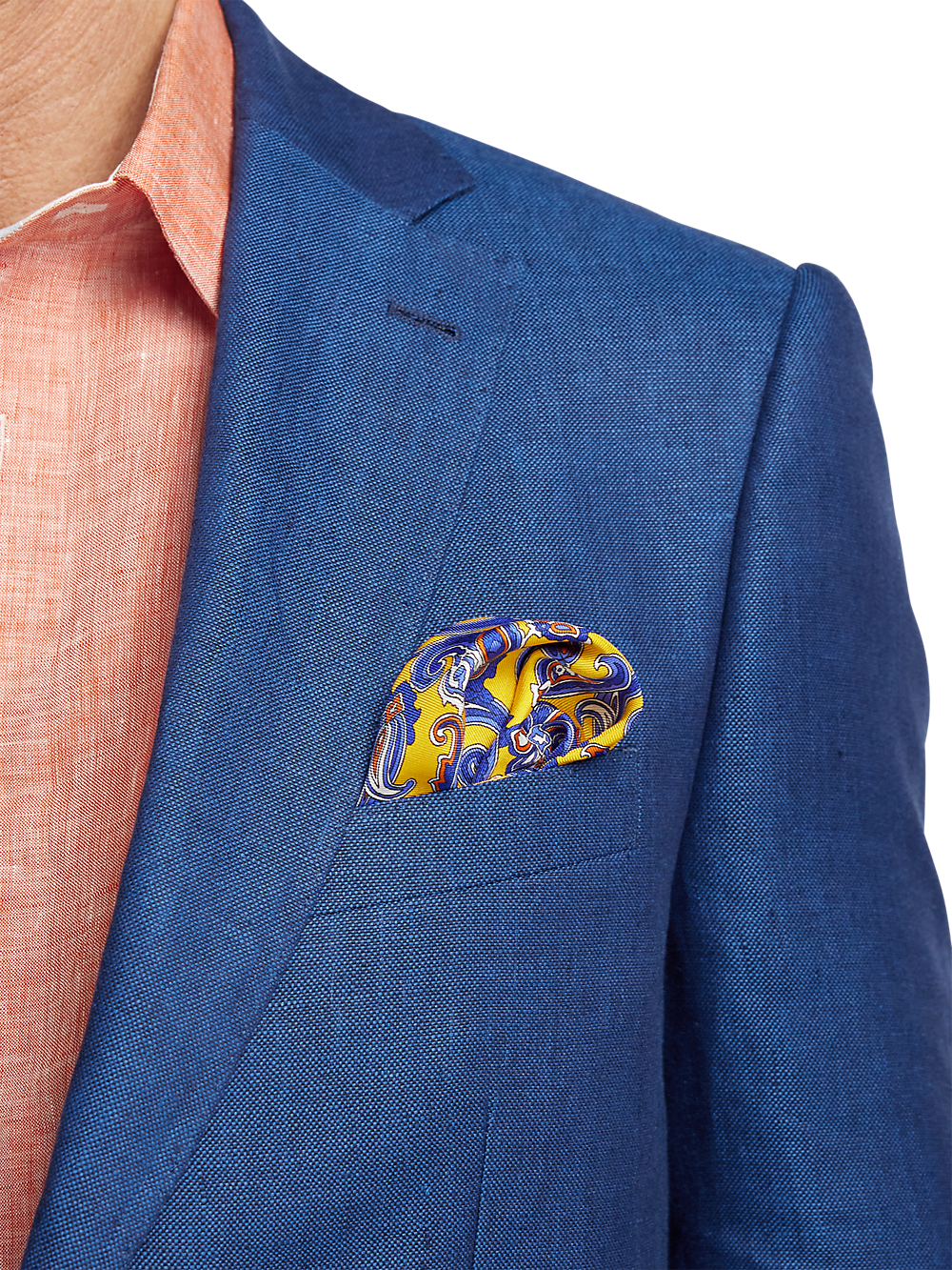 Alternate Image of Linen Single Breasted Notch Lapel Sport Coat-5