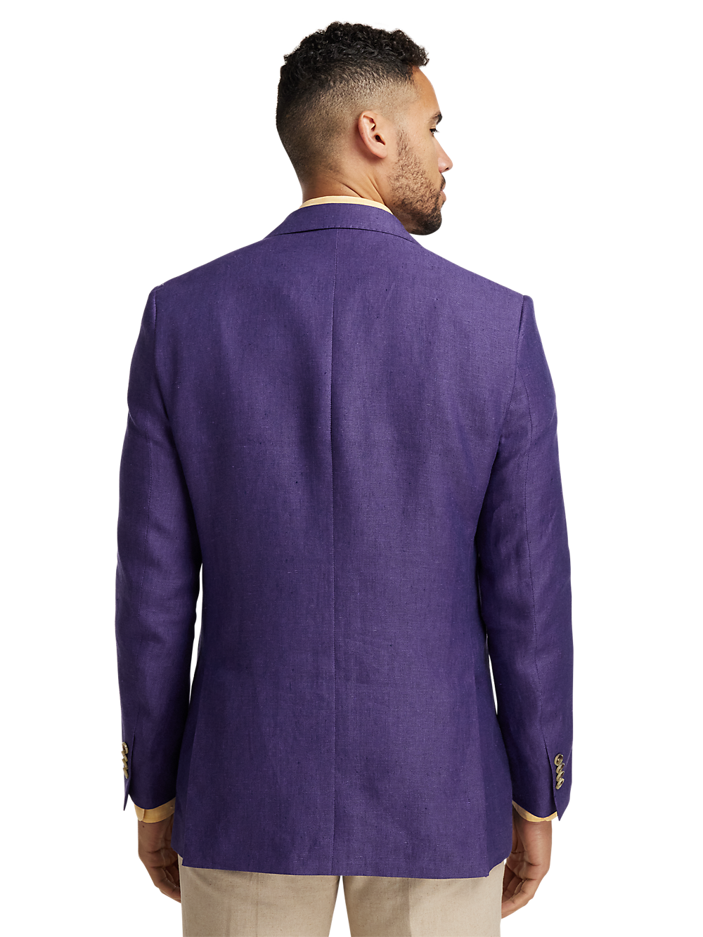 Alternate Image of Linen Single Breasted Notch Lapel Sport Coat-6