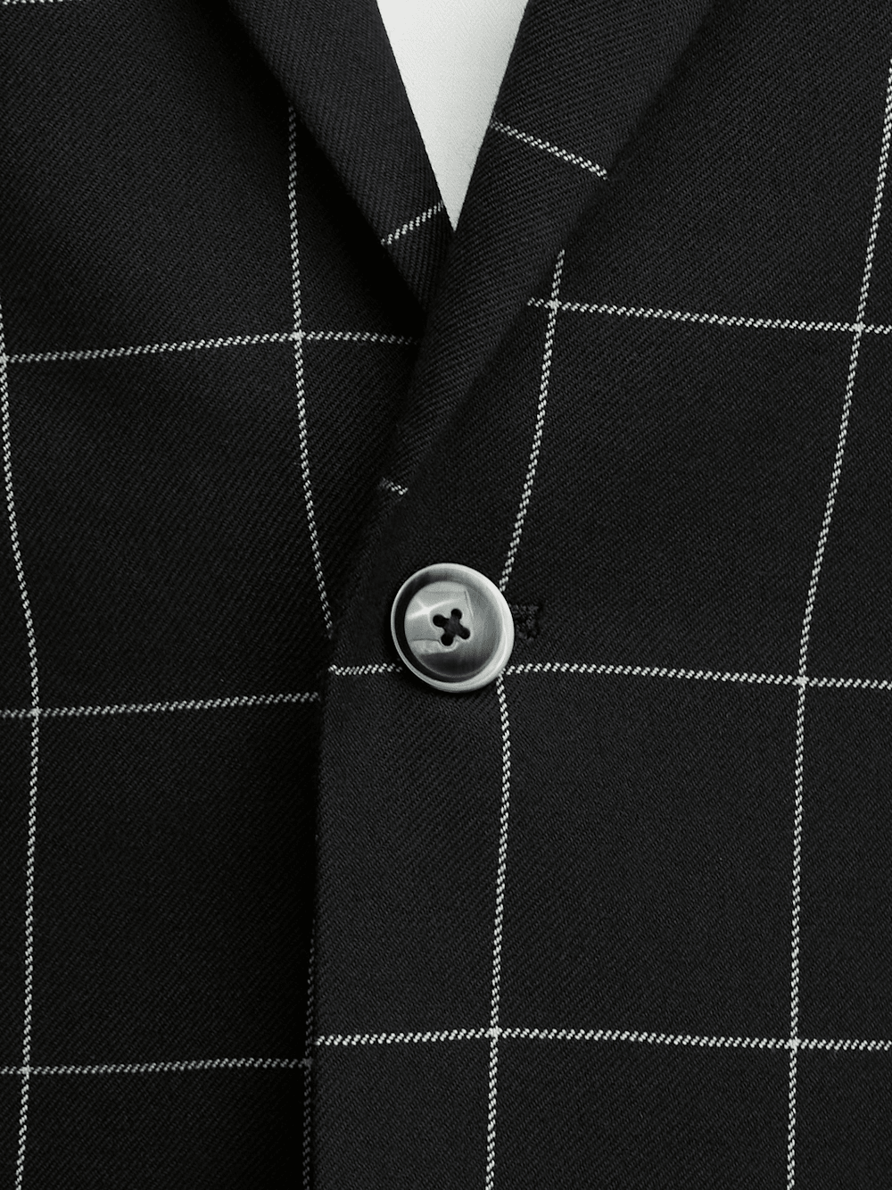 Alternate Image of Wool Windowpane Single Breasted Peak Lapel Sport Coat-4