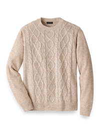 DONEGAL CREW NECK SWEATER - Ecru