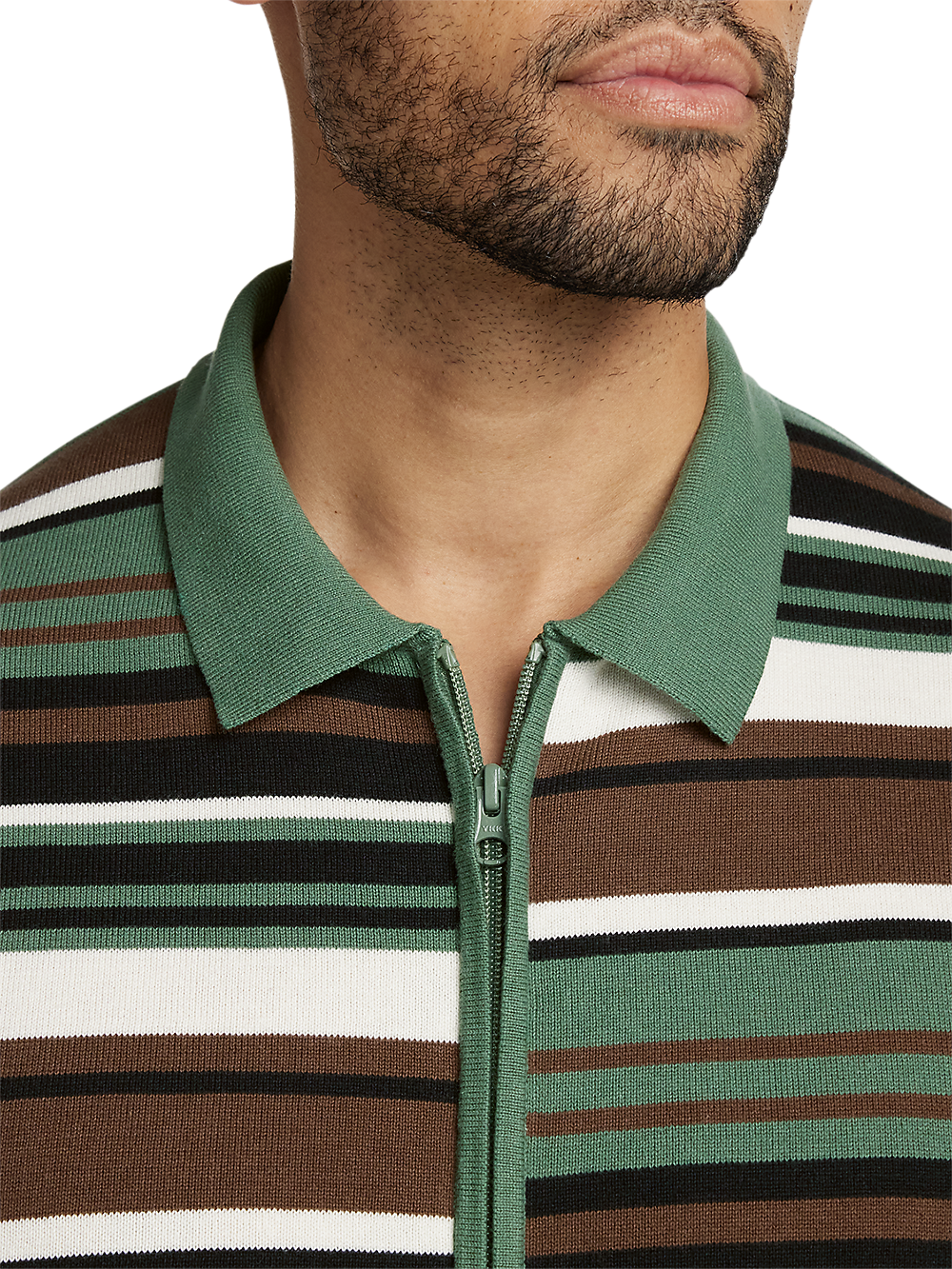 Alternate Image of Cotton Full Zip Polo-2