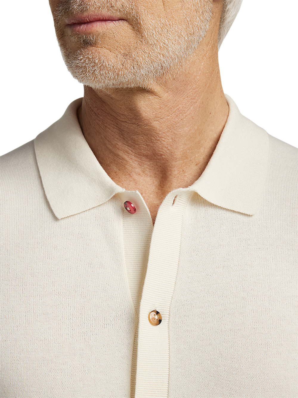 Alternate Image of Cotton Button Front Polo-2