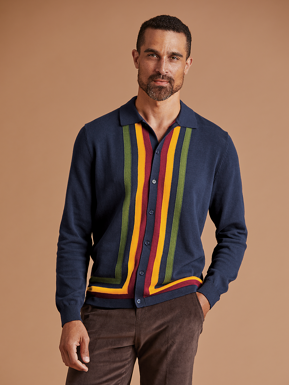 Alternate Image of Cotton Button Front Polo-6