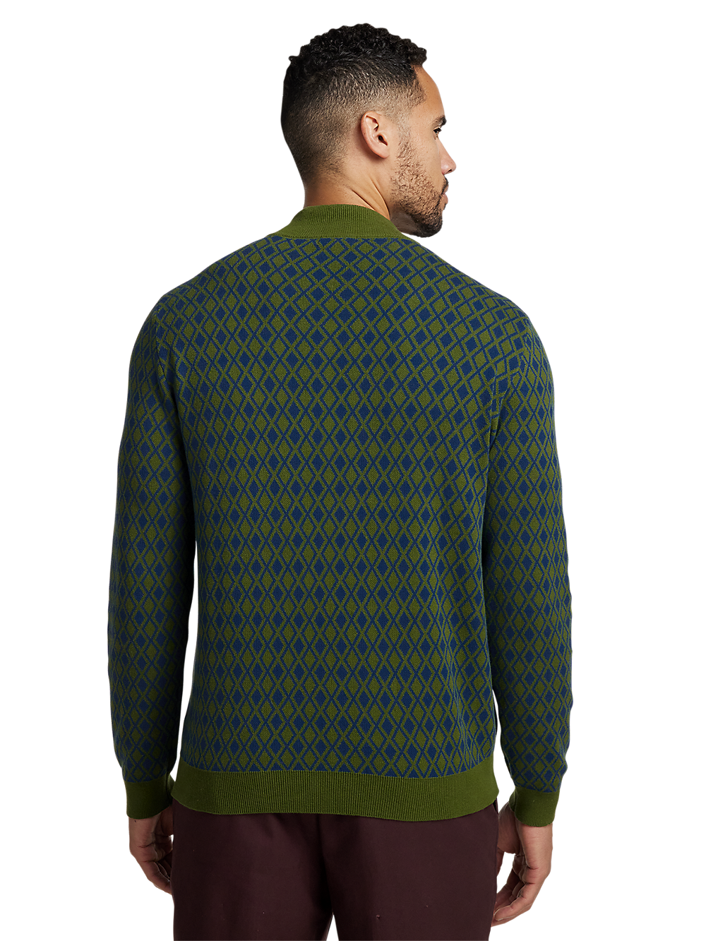 Alternate Image of Cotton Quarter Zip Mock Neck Sweater-4