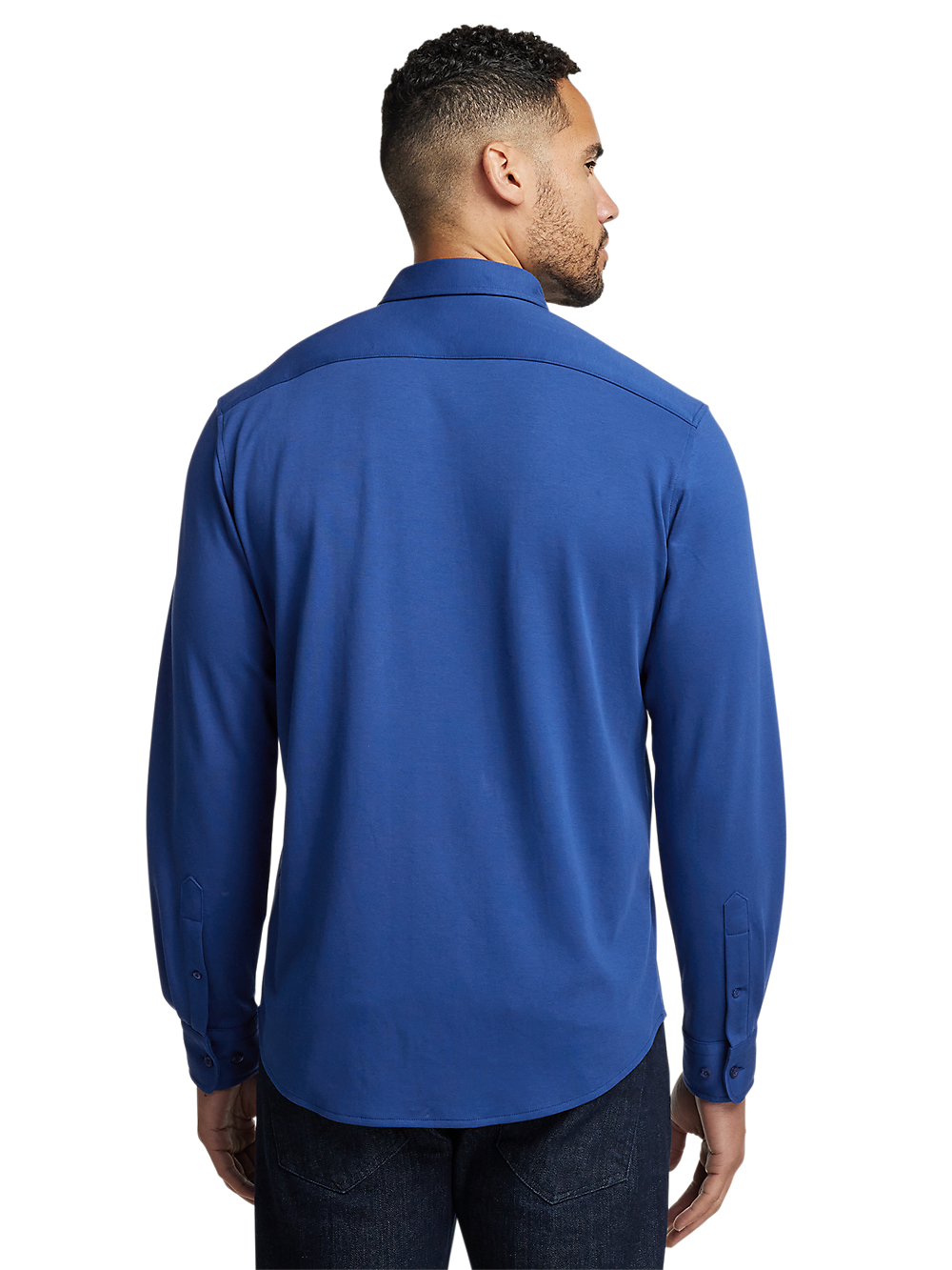 Alternate Image of Mercerized Cotton Button Front Polo-4