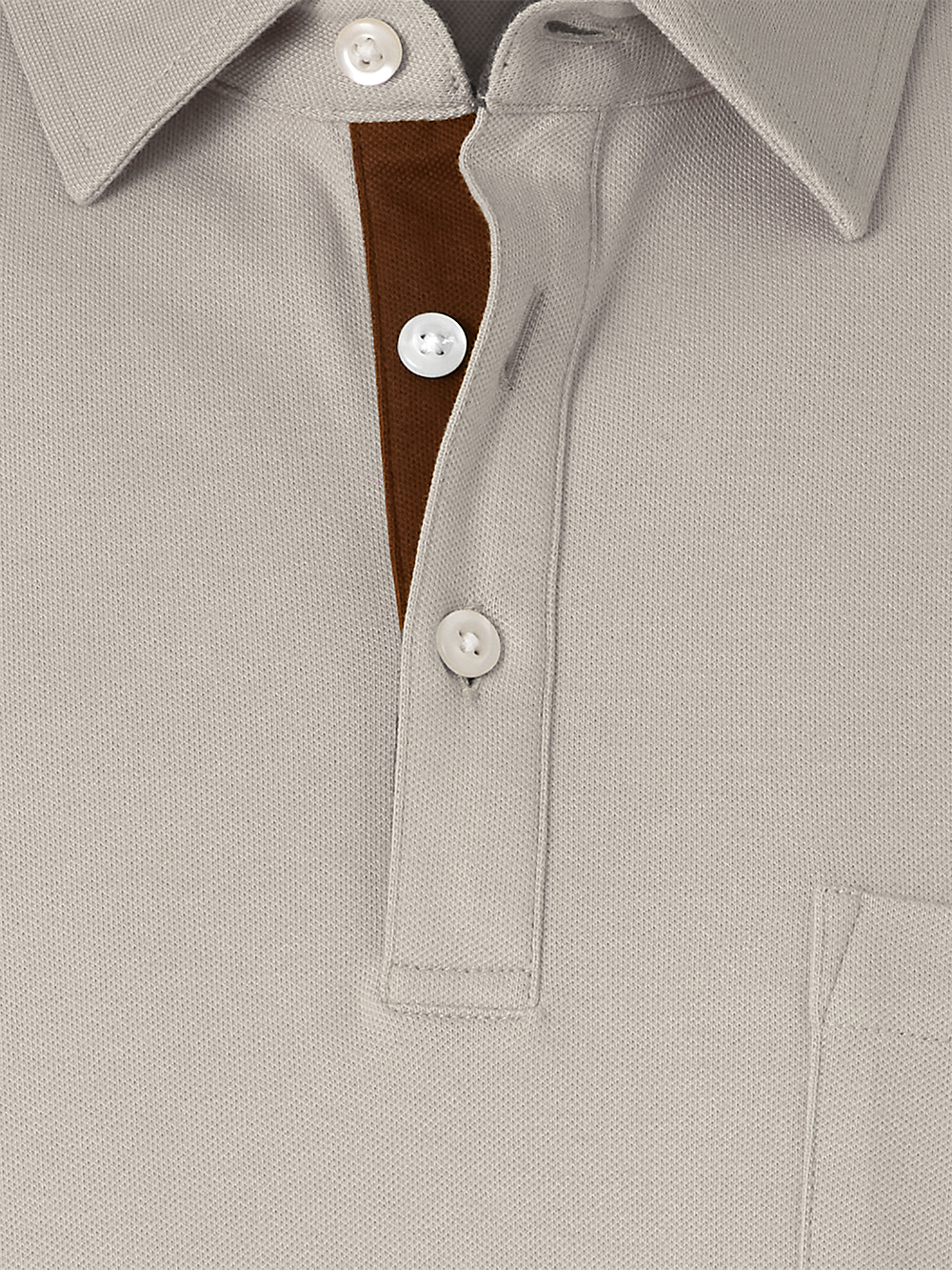 Alternate Image of Cotton/spandex Pique Three Button Polo-5