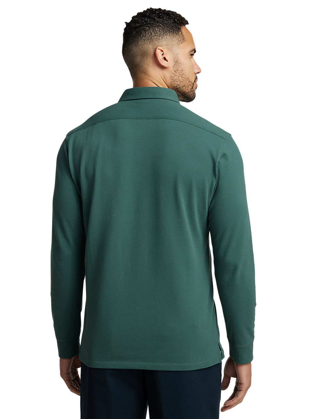 Alternate Image of Cotton/spandex Pique Three Button Polo-4