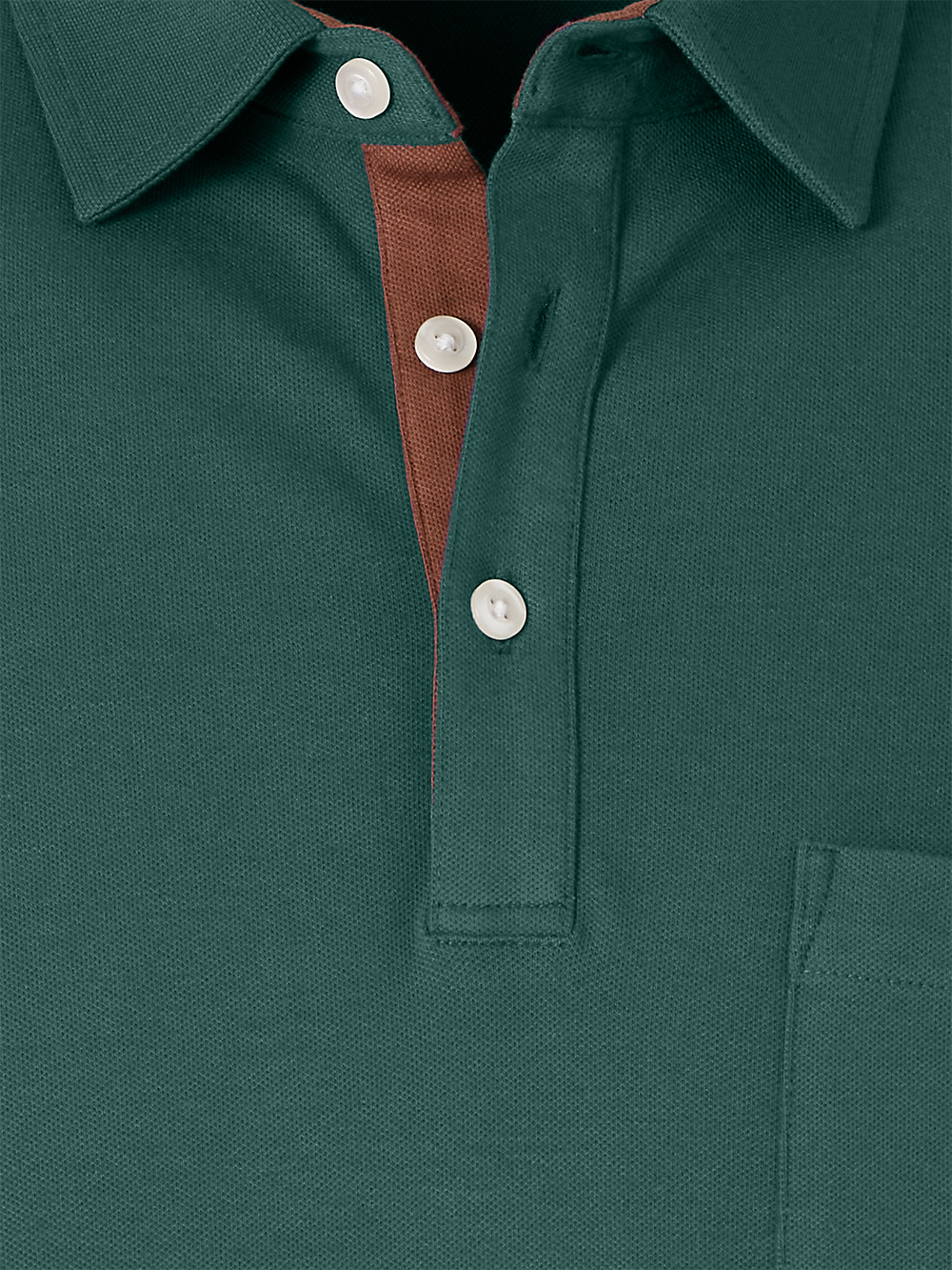 Alternate Image of Cotton/spandex Pique Three Button Polo-5