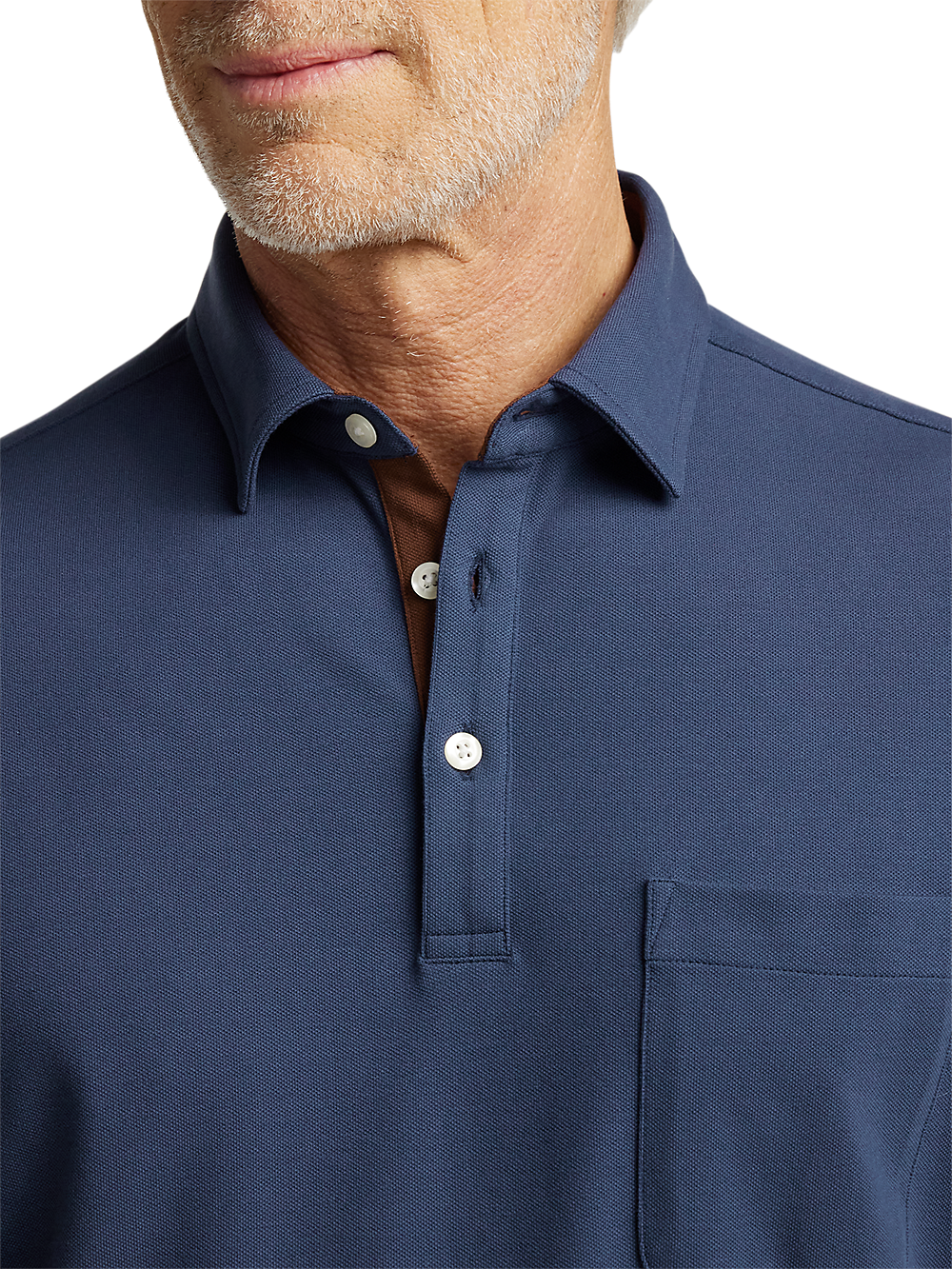 Alternate Image of Cotton/spandex Pique Three Button Polo-2