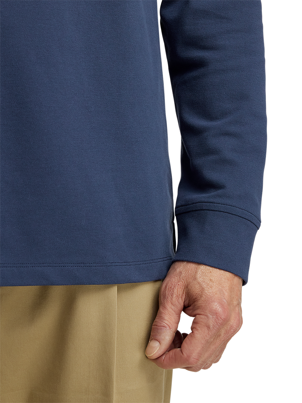 Alternate Image of Cotton/spandex Pique Three Button Polo-3