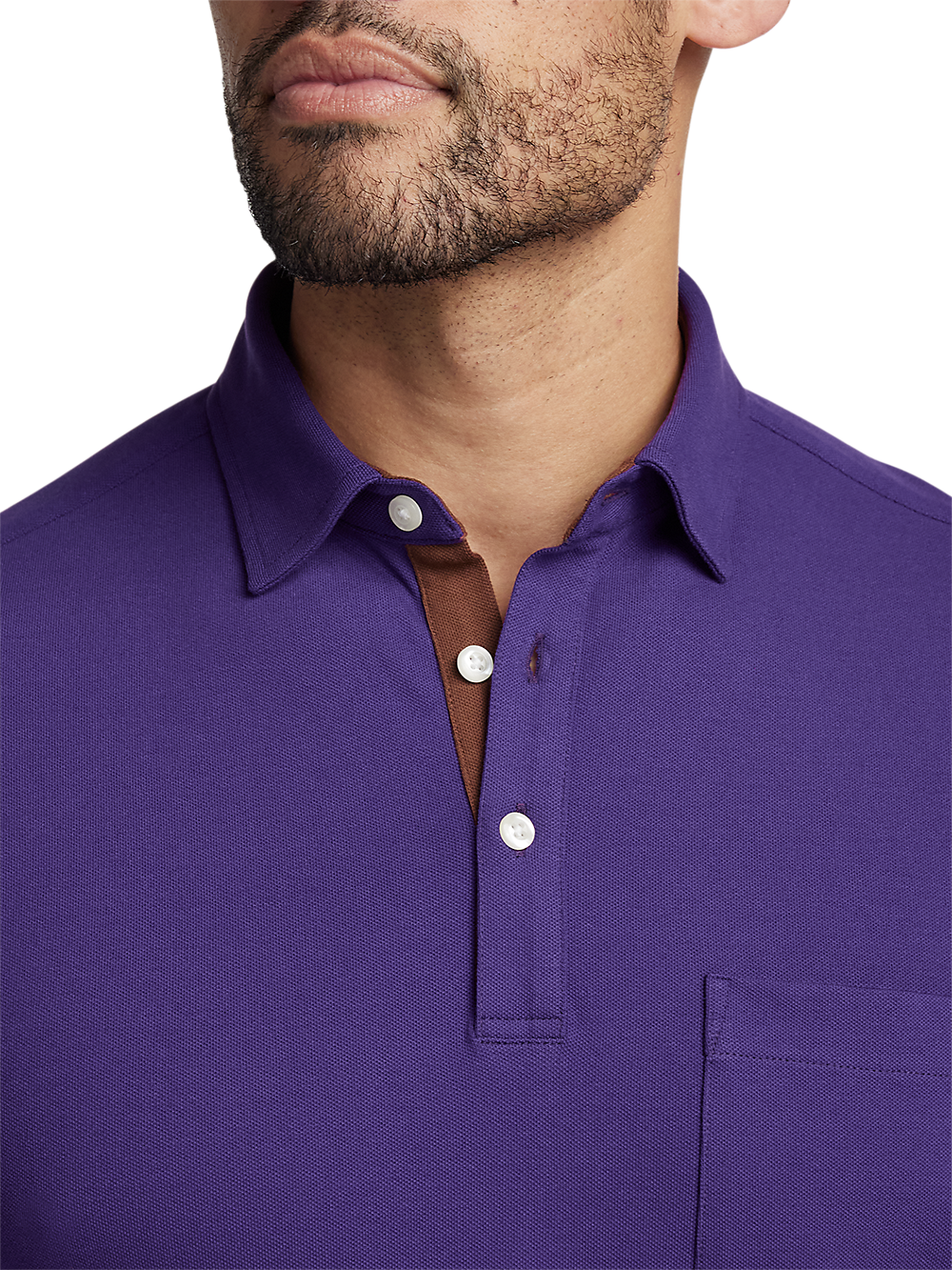 Alternate Image of Cotton/spandex Pique Three Button Polo-2