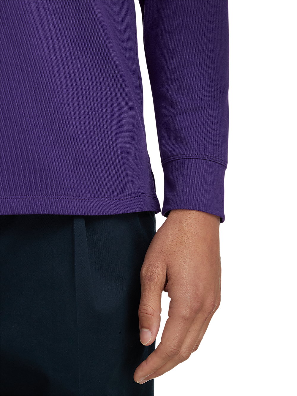 Alternate Image of Cotton/spandex Pique Three Button Polo-3